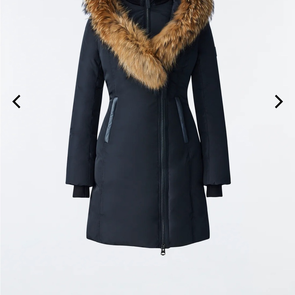 Mackage KAY down coat with natural fur Signature Mackage Collar size L